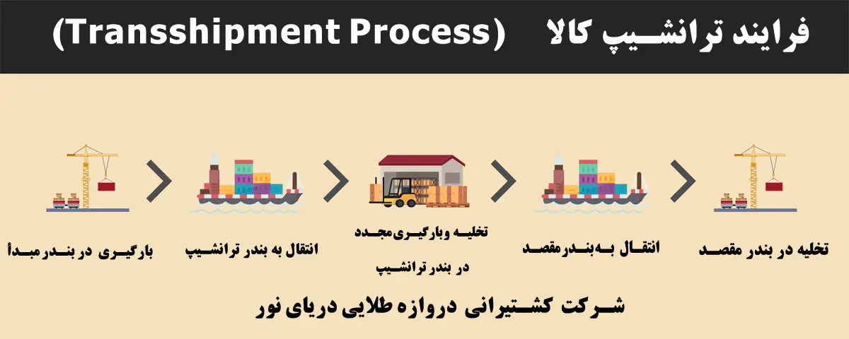 ترانشیپمنت کالا (مراحل کامل)