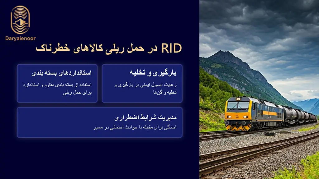 RID در حمل ریلی کالاهای خطرناک