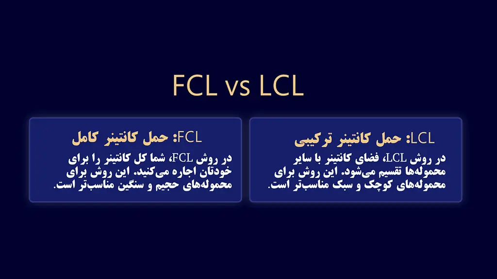 تفاوت fcl و lcl